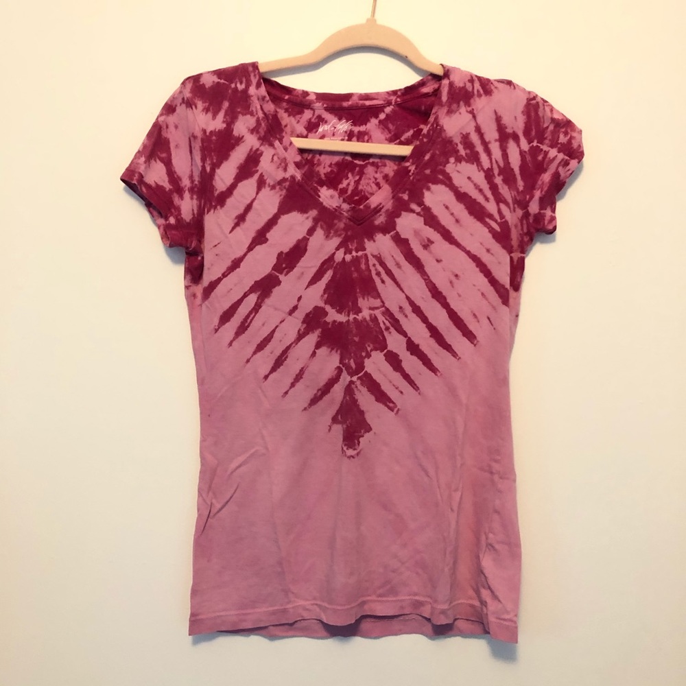 Pink tie dye t-shirt